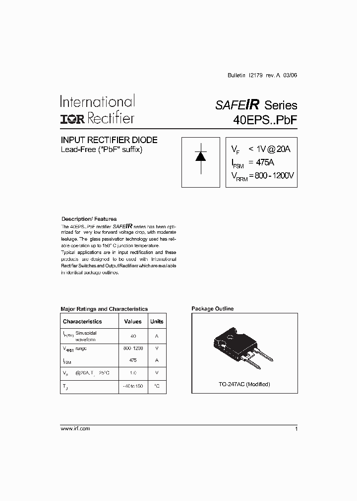 40ETF12PBF_1199675.PDF Datasheet