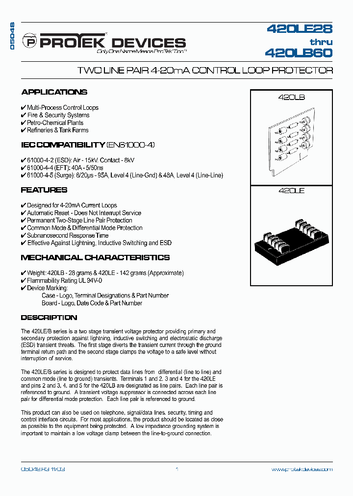 420LE60_1199727.PDF Datasheet