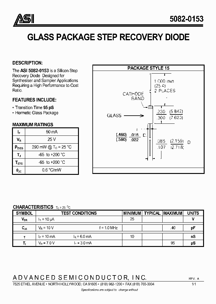 5082-0153_1200056.PDF Datasheet