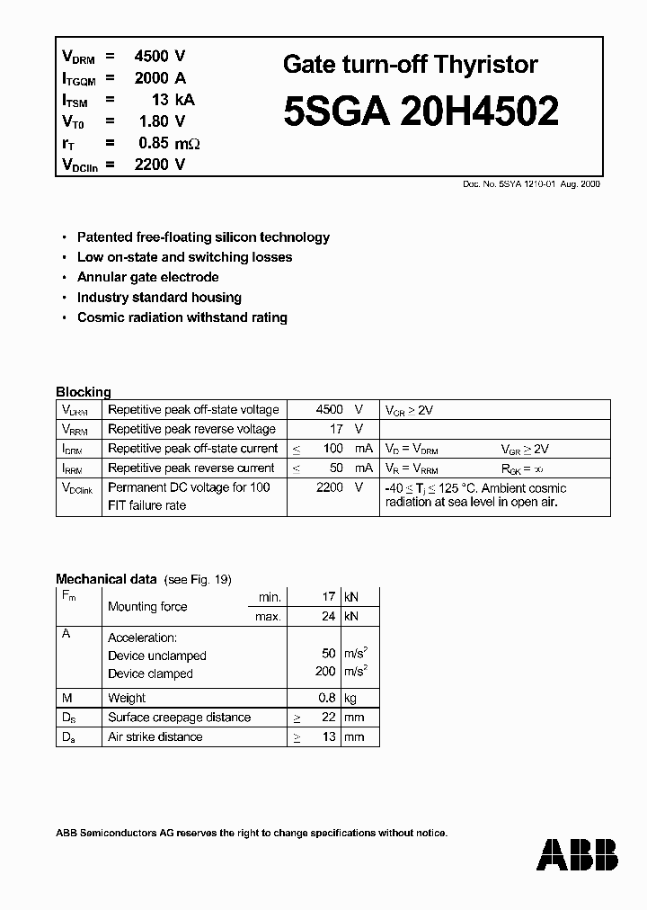 5SGA20H4502_1056945.PDF Datasheet
