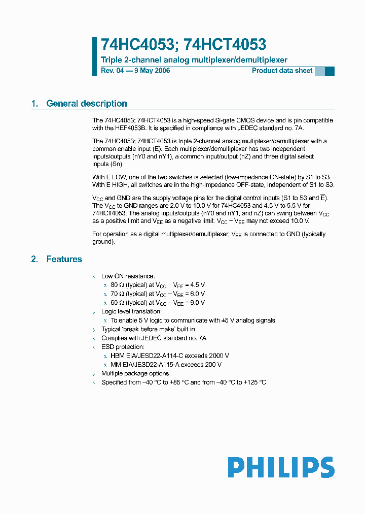 74HCT4053_843931.PDF Datasheet