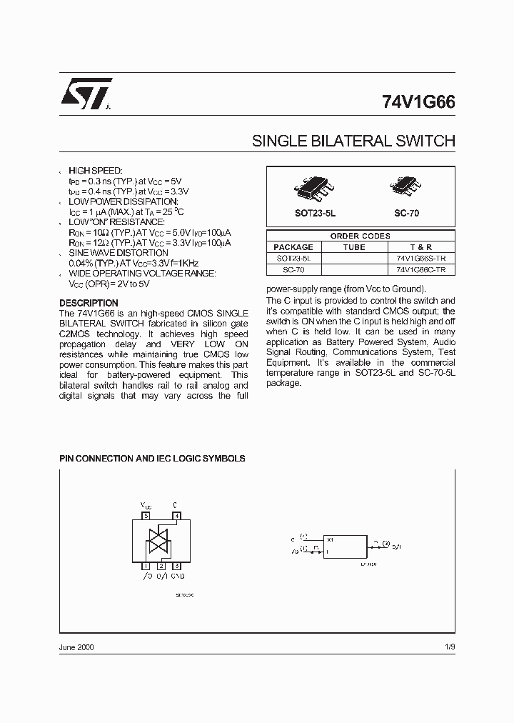 74V1G66_1133876.PDF Datasheet