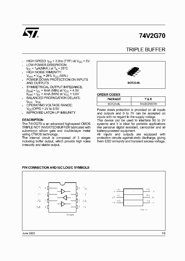 74V2G70STR_1203009.PDF Datasheet