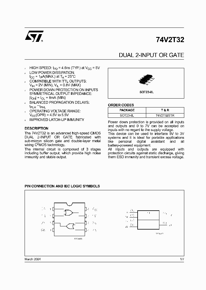 74V2T32STR_1203018.PDF Datasheet