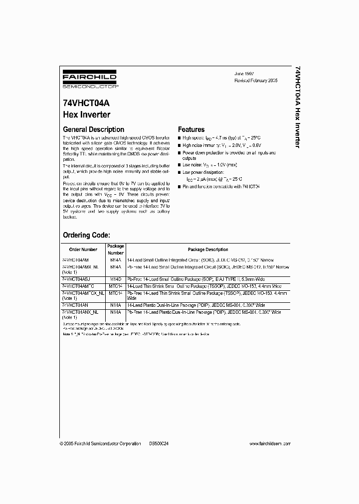 74VHCT04ASJX_1203202.PDF Datasheet