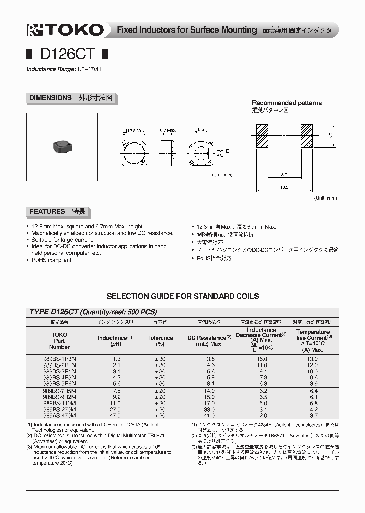 D126CT_1121703.PDF Datasheet