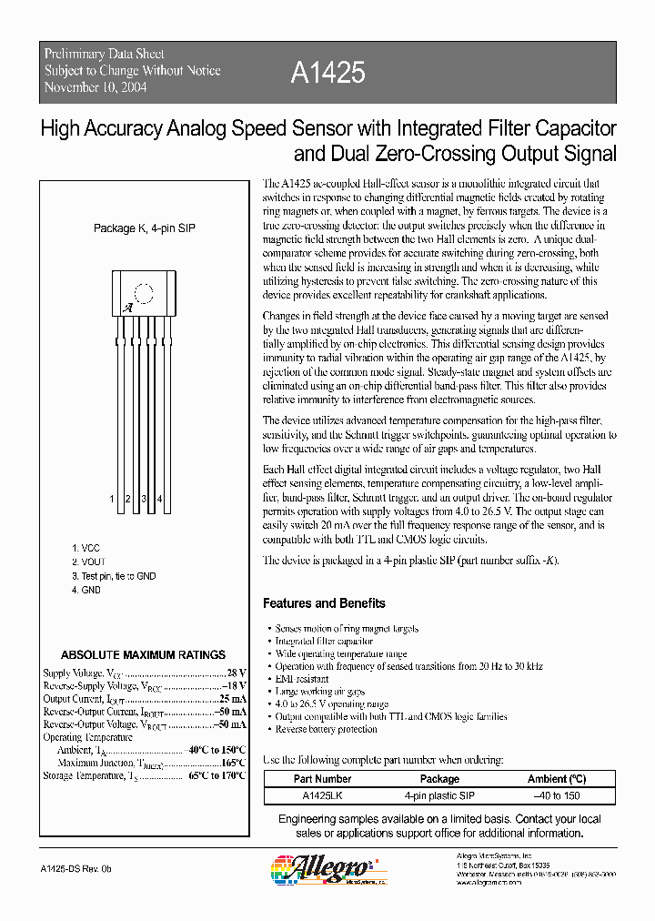 A1425_1027359.PDF Datasheet