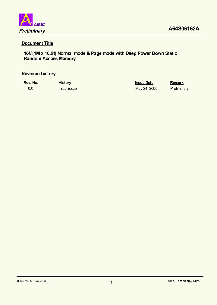 A64S06162AG-70UF_1204697.PDF Datasheet