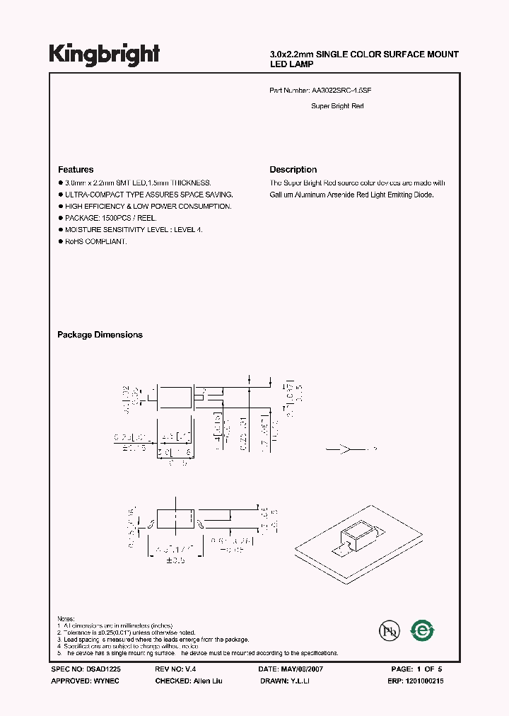 AA3022SRC-45SF_1204941.PDF Datasheet