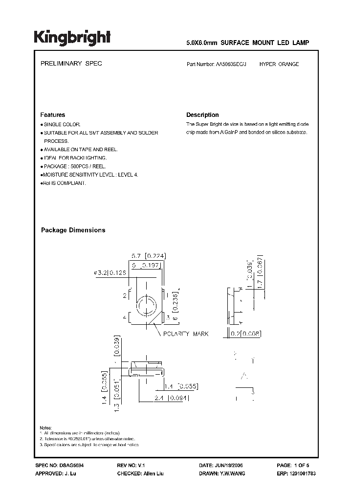 AA5060SEC1_1204993.PDF Datasheet