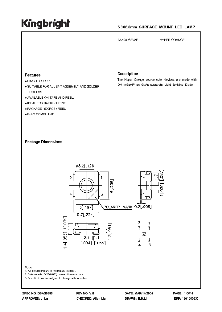 AA5060SECE_1204992.PDF Datasheet