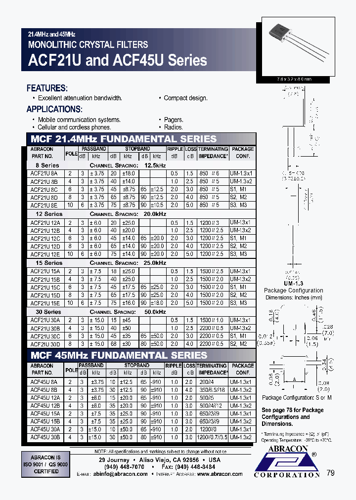 ACF45U8B_1205417.PDF Datasheet