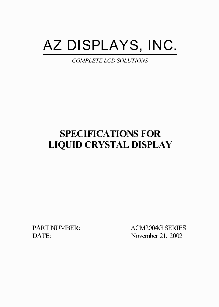 ACM2004G_1205473.PDF Datasheet