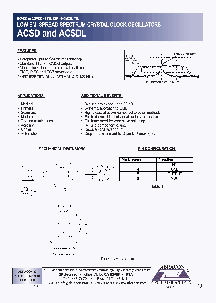 ACSDL_1205607.PDF Datasheet