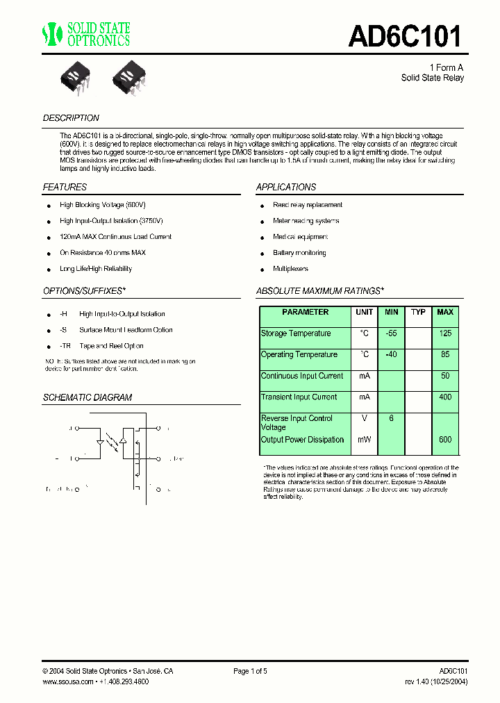 AD6C101_1037220.PDF Datasheet