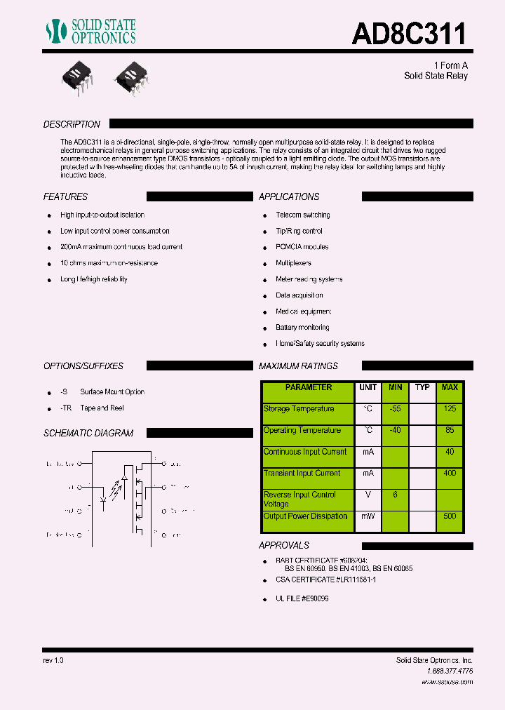 AD8C311_1206685.PDF Datasheet
