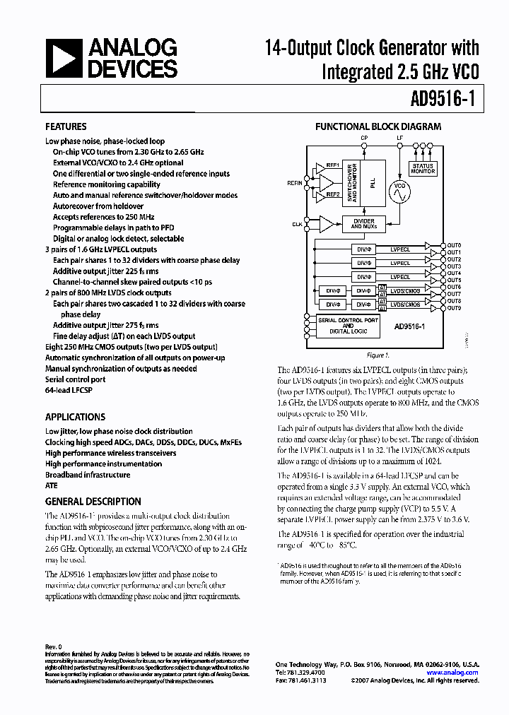 AD9516-1_1131848.PDF Datasheet
