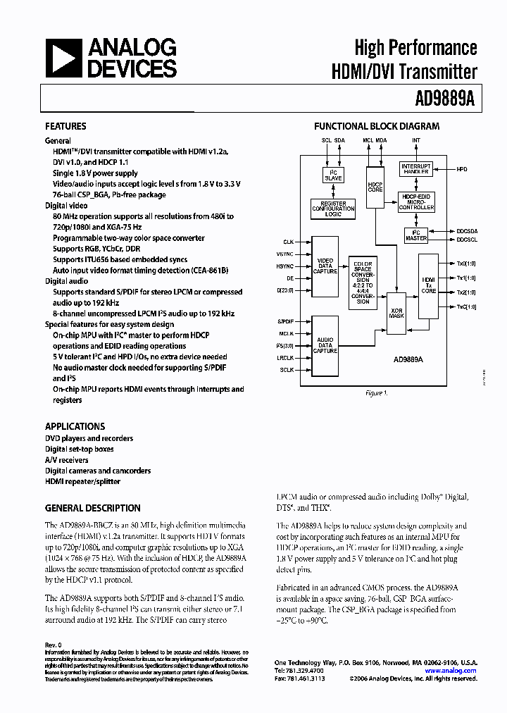 AD9889PCB_1206864.PDF Datasheet