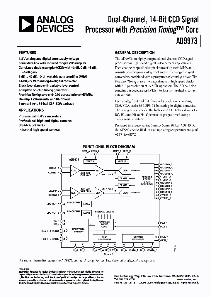 AD9973_1206880.PDF Datasheet