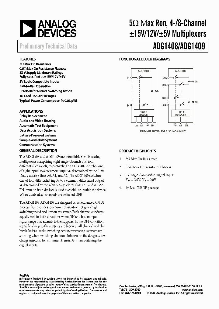 ADG1409_1207196.PDF Datasheet