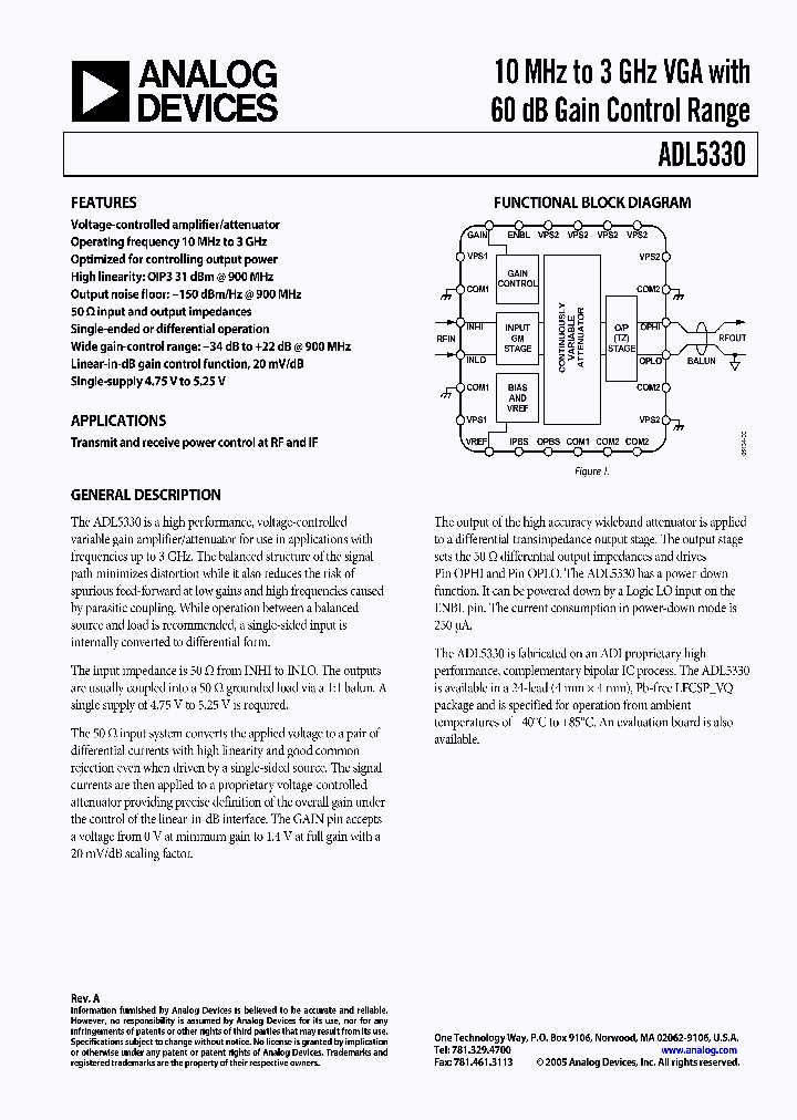 ADL533005_1207293.PDF Datasheet