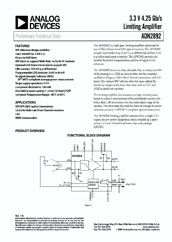 ADN2892ACP-RL_1022943.PDF Datasheet