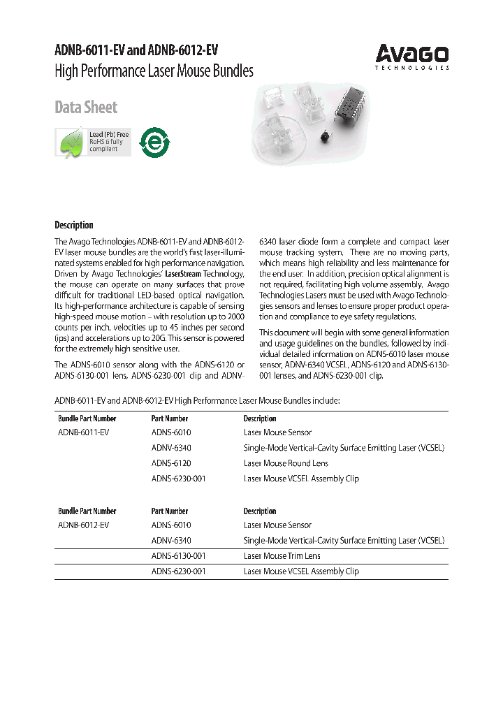 ADNS-6010_1174049.PDF Datasheet