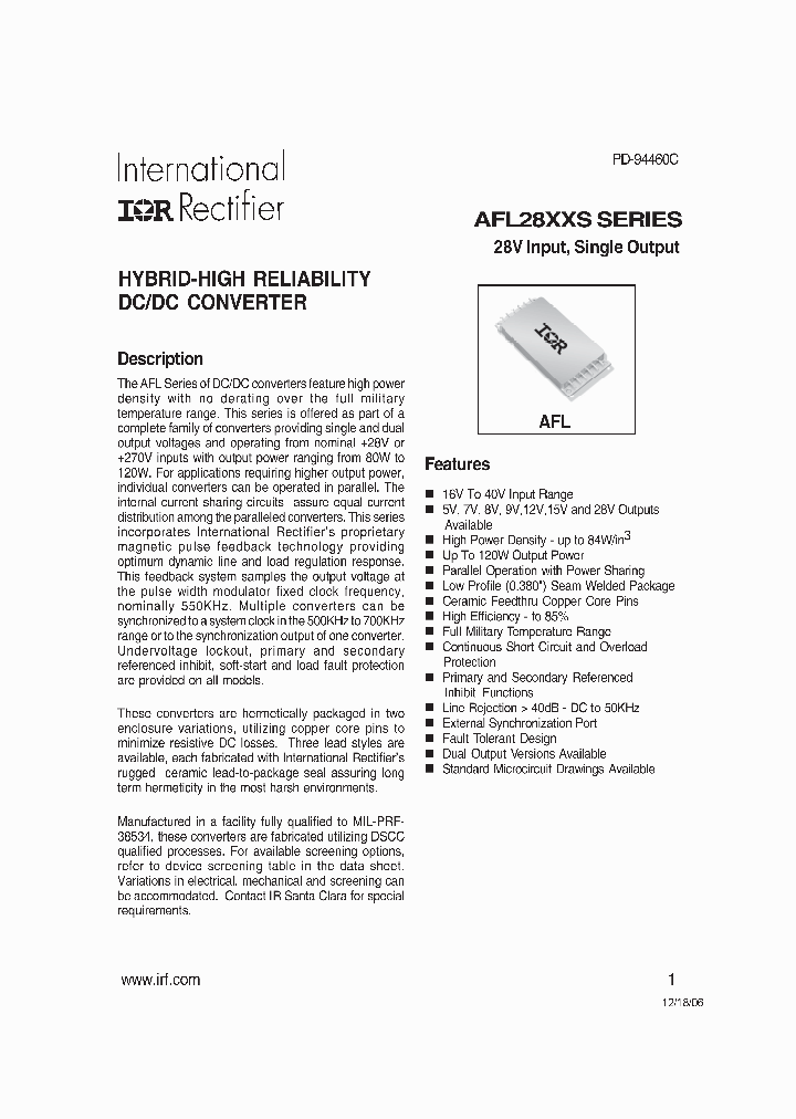 AFL12005SZES_1066018.PDF Datasheet