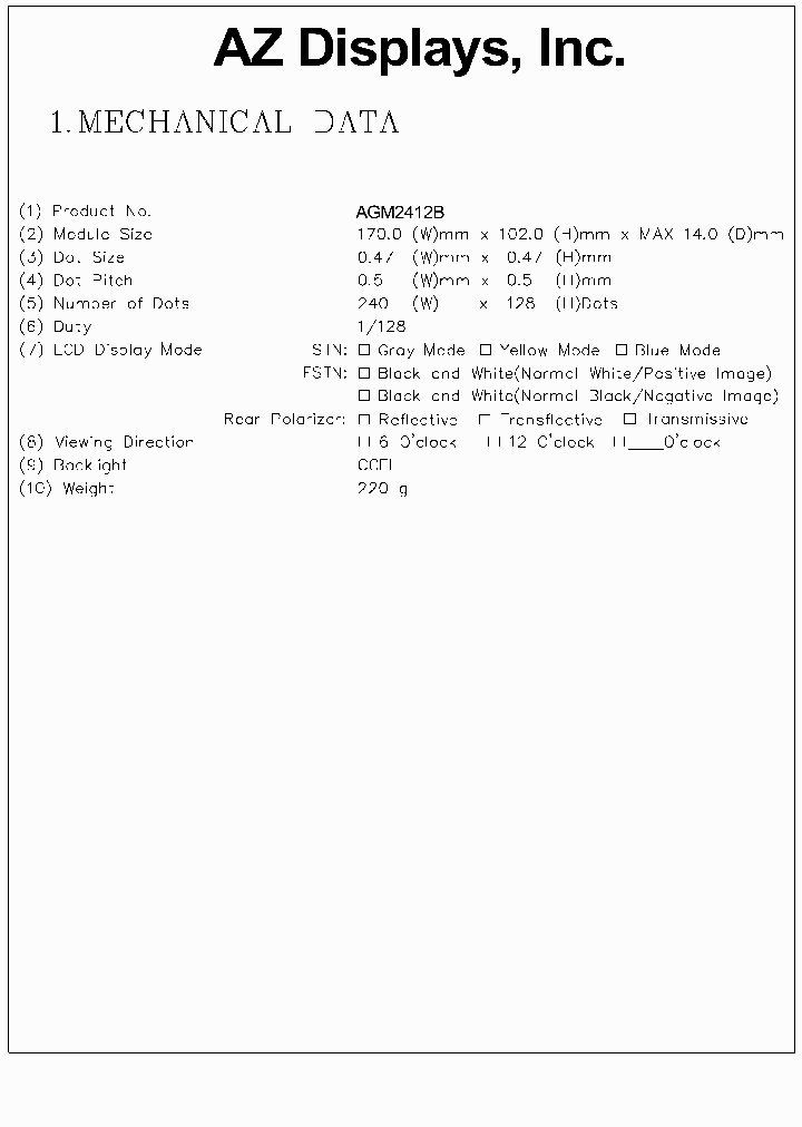 AGM2412B_1118303.PDF Datasheet