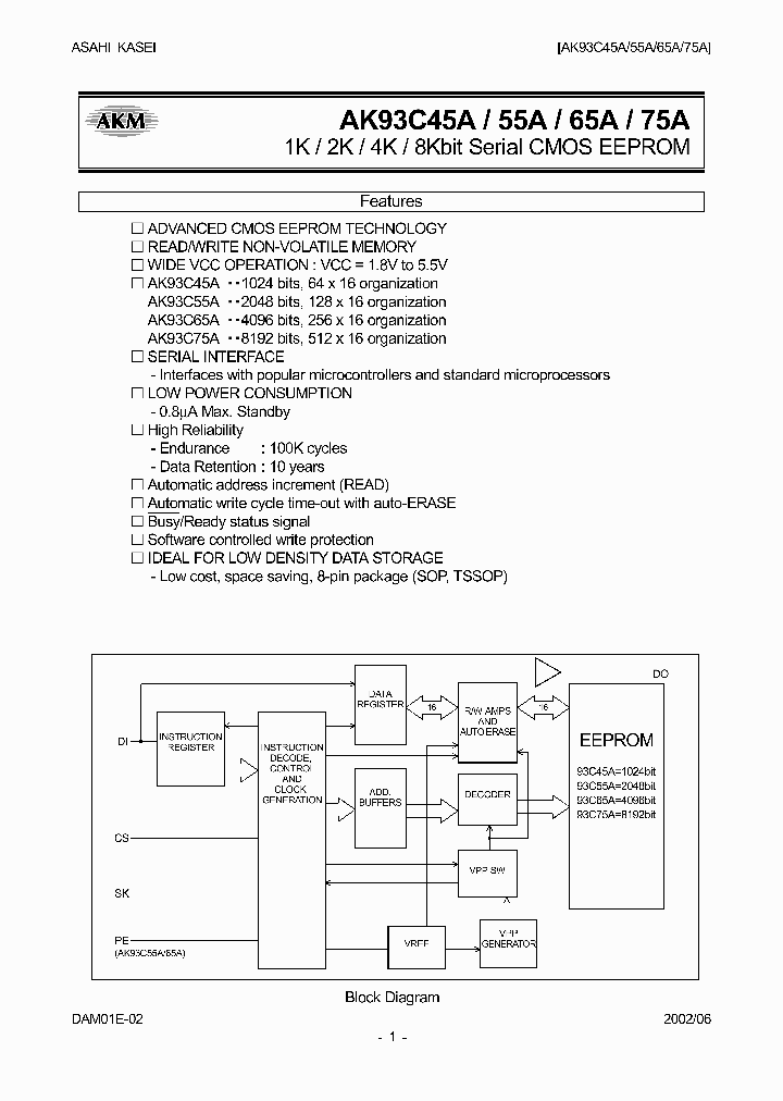 AK93C75AV_1208564.PDF Datasheet
