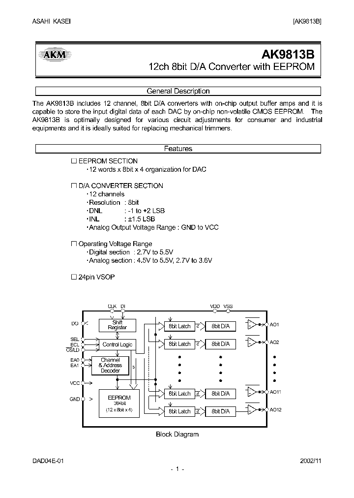 AK9813B_1086736.PDF Datasheet