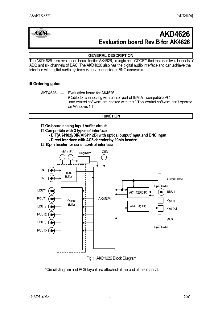 AKD4626_1208657.PDF Datasheet