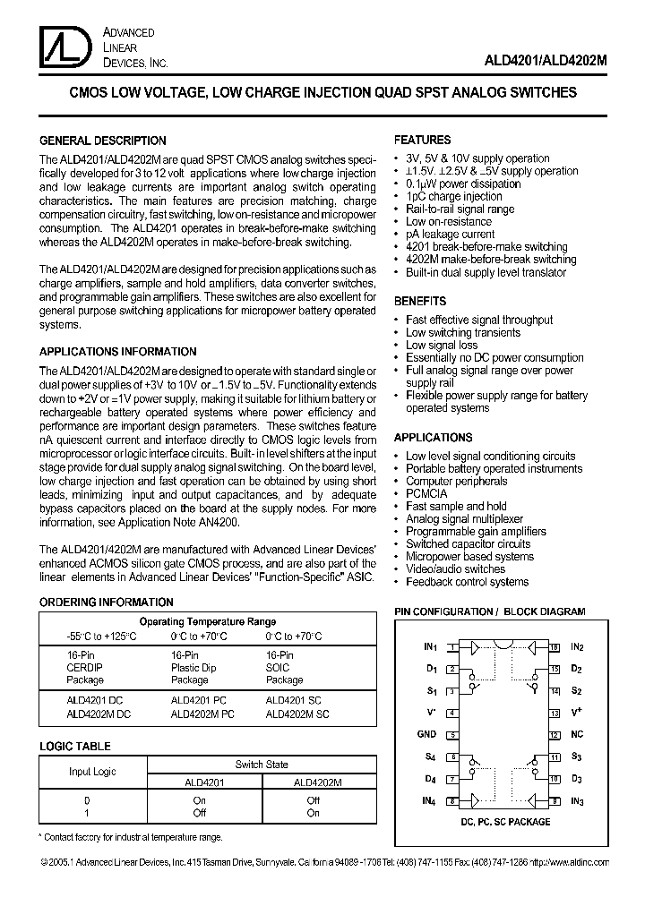 ALD4202MSC_1208765.PDF Datasheet