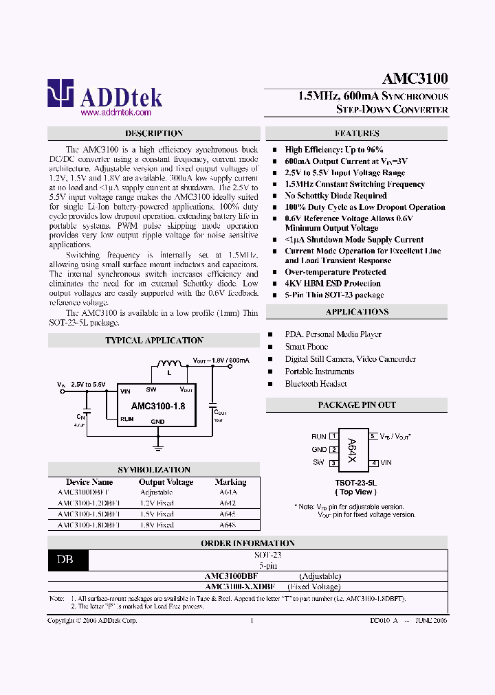 AMC3100_1146243.PDF Datasheet