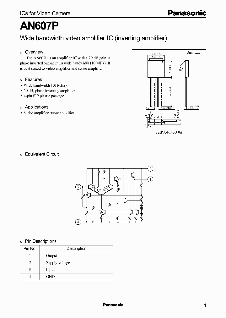AN607P_1209907.PDF Datasheet