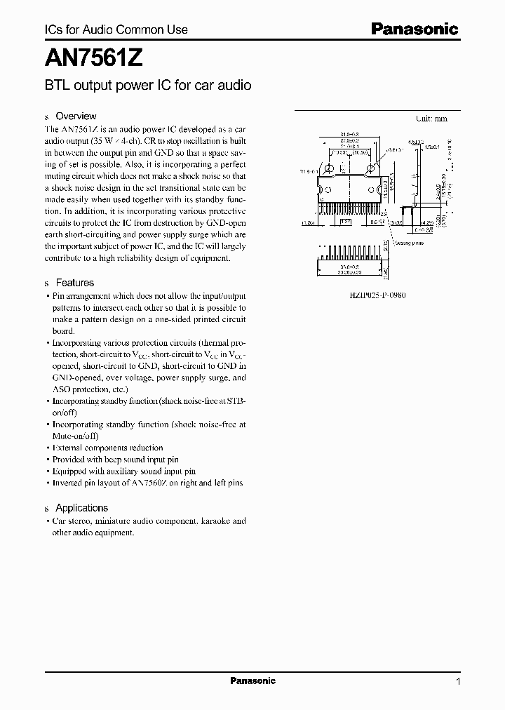 AN7561Z_1210047.PDF Datasheet