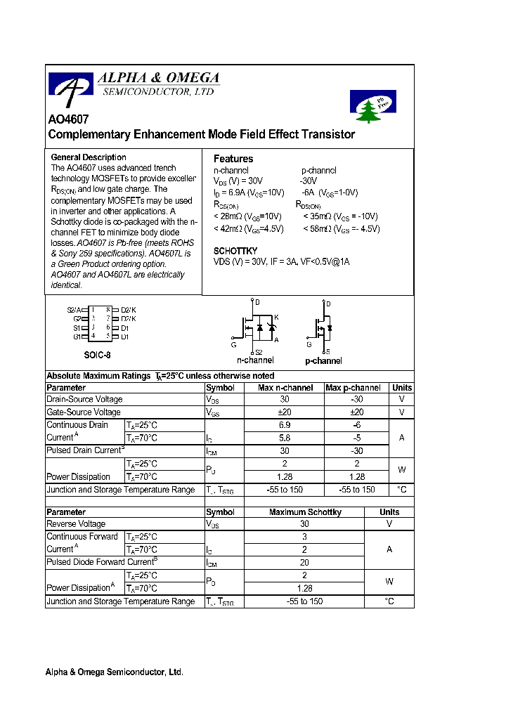 AO4607_1058419.PDF Datasheet