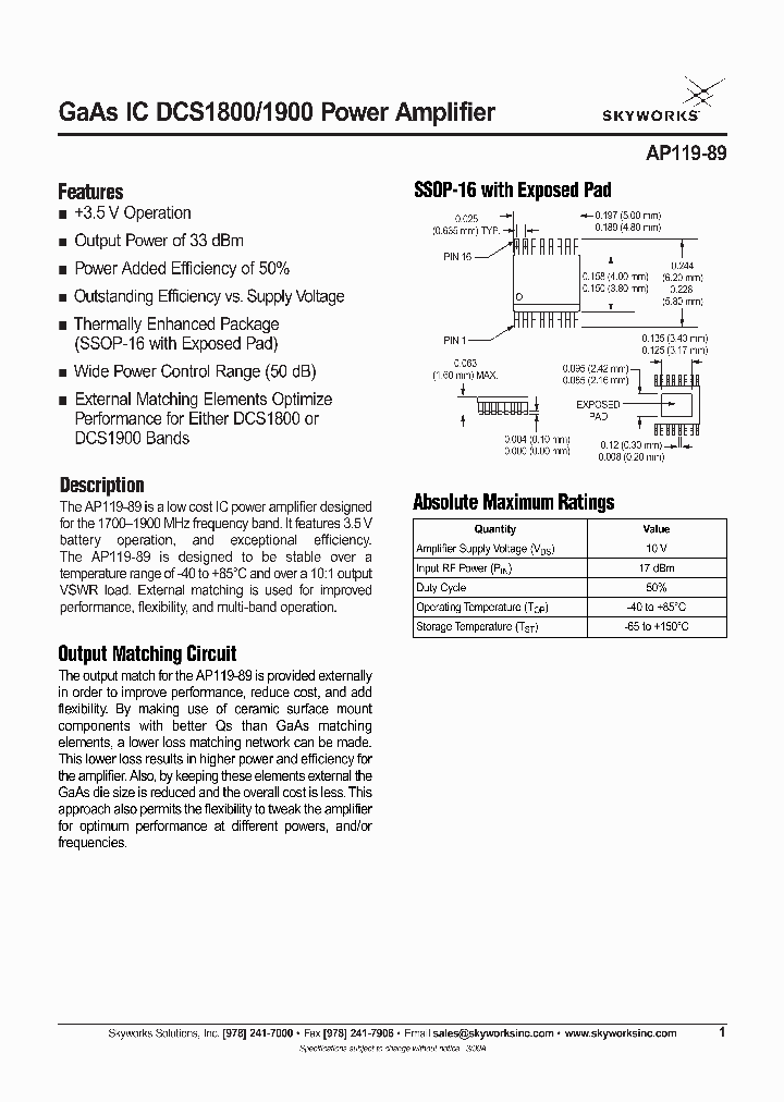 AP119-89_1138611.PDF Datasheet