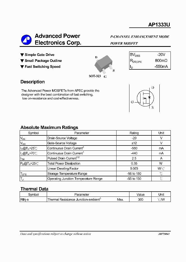 AP1333U_1168486.PDF Datasheet