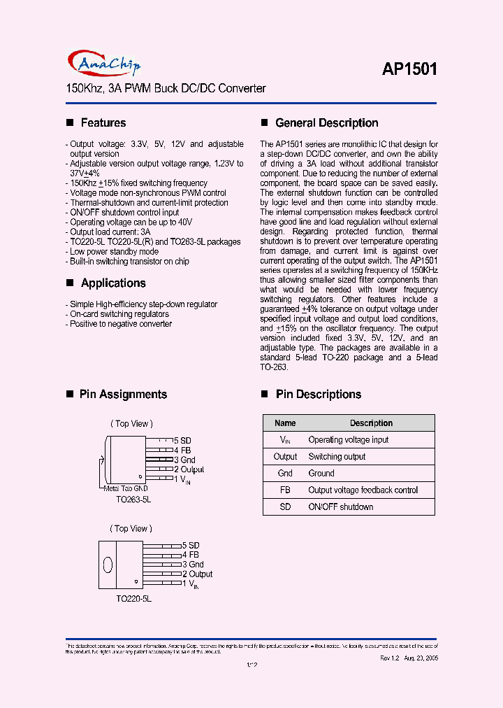 AP15011_1210375.PDF Datasheet