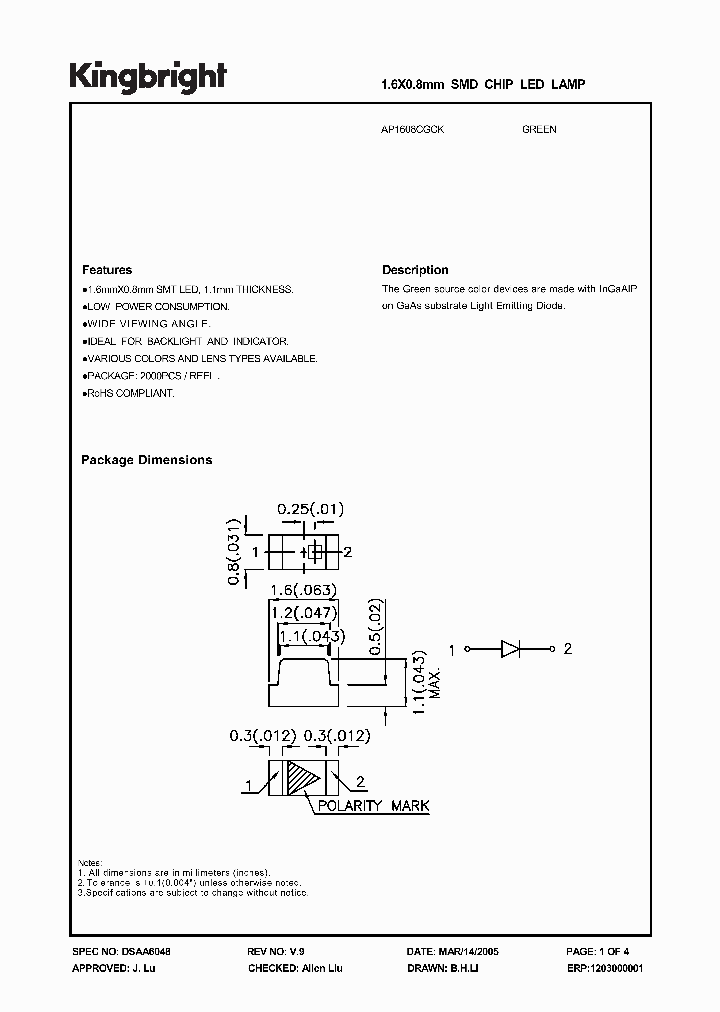 AP1608CGCK_1210407.PDF Datasheet