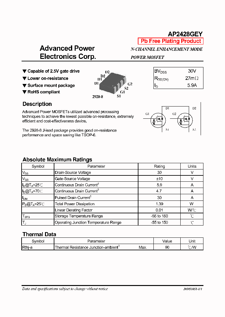 AP2428GEY_1210512.PDF Datasheet