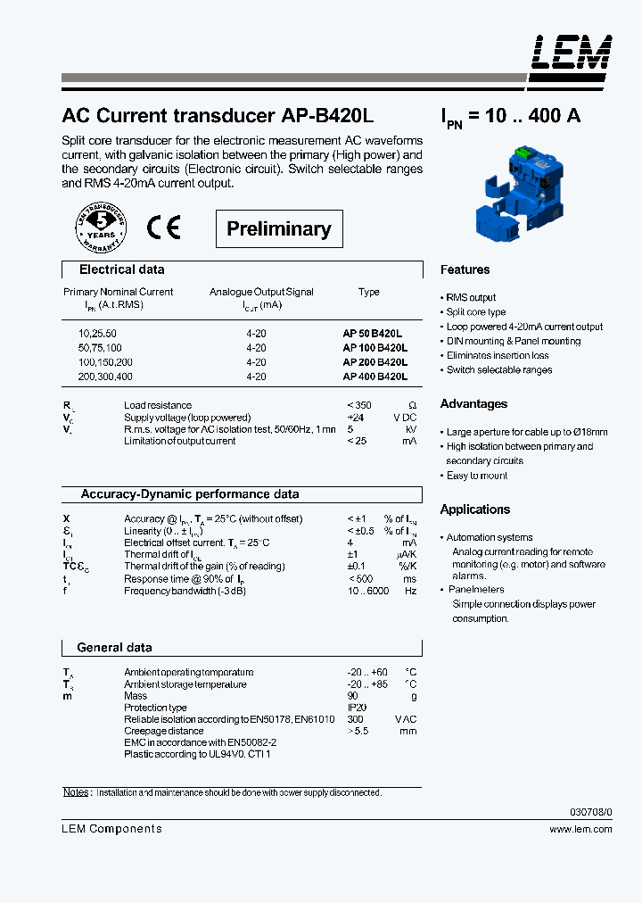 AP50-B420L_1210585.PDF Datasheet