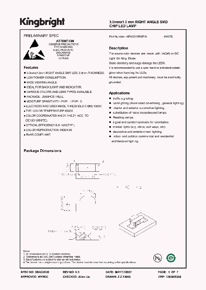 APA3010RWF_1086440.PDF Datasheet