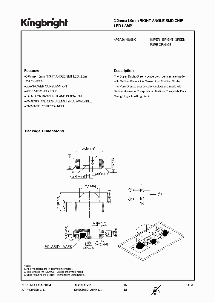 APBA3010SGNC_1210683.PDF Datasheet