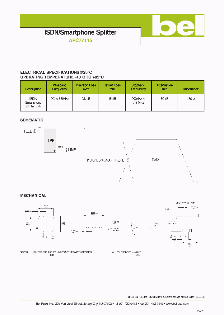 APC77115_1210737.PDF Datasheet