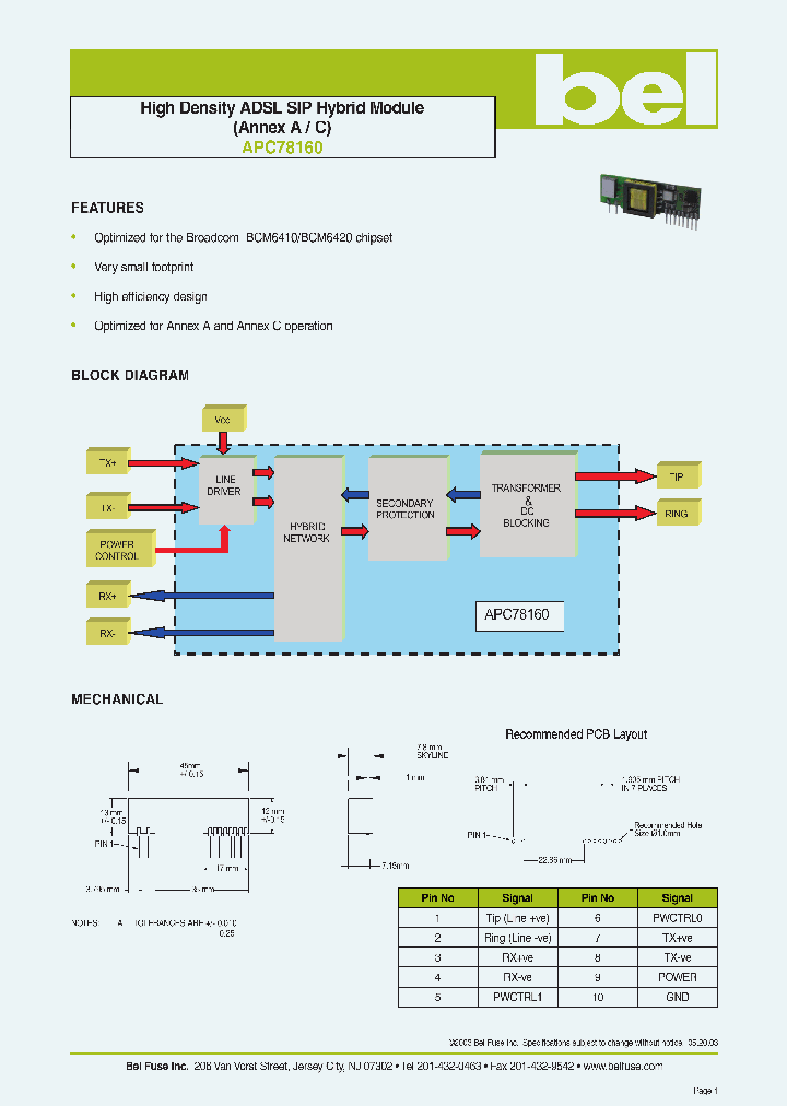 APC78160_1091392.PDF Datasheet