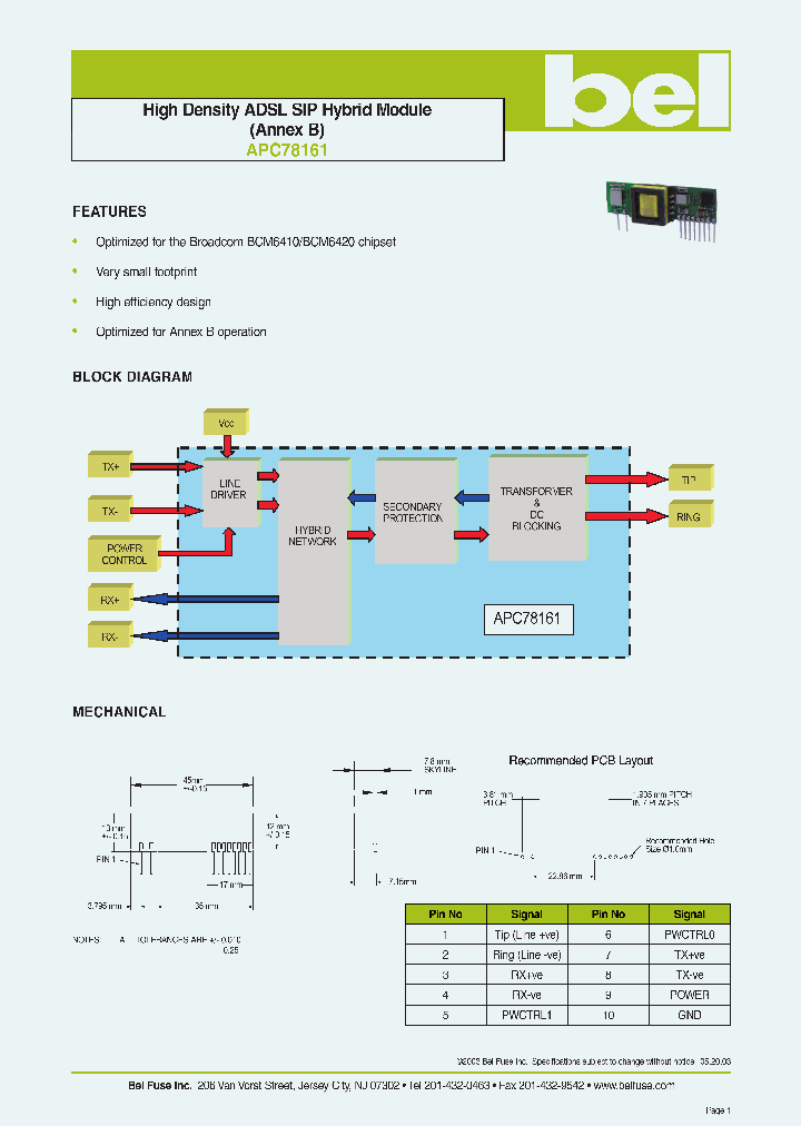 APC78161_1091393.PDF Datasheet
