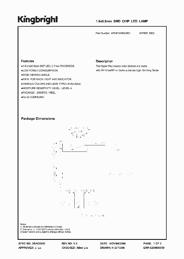 APHK1608SURC_1210890.PDF Datasheet