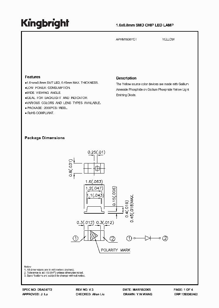 APHM1608YCT_1210902.PDF Datasheet